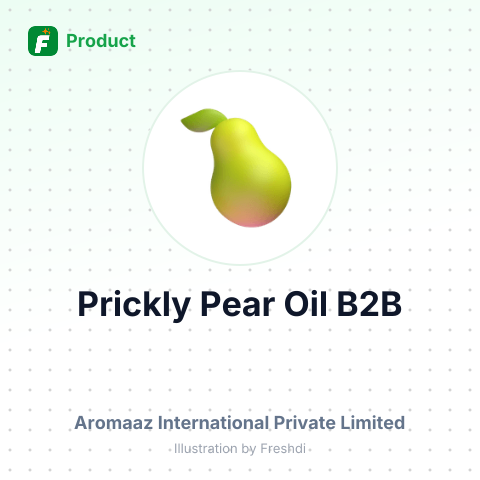 Prickly Pear Oil – summary card, no photo uploaded yet