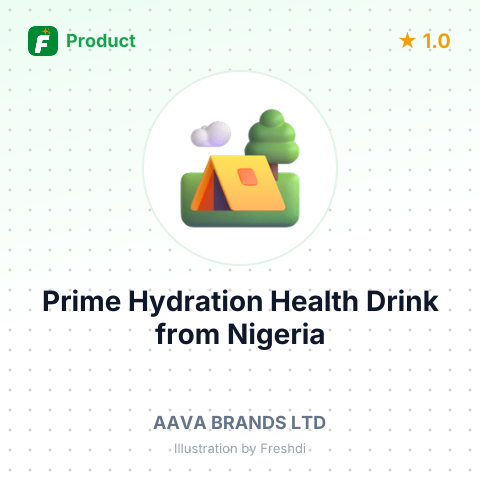 Prime Hydration Health Drink – summary card, no photo uploaded yet