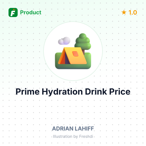 Prime Hydration Strawberry Watermelon Drink 500ml – summary card, no photo uploaded yet