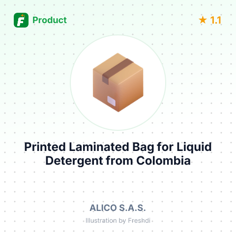 Printed Laminated Bag for Liquid Detergent – summary card, no photo uploaded yet