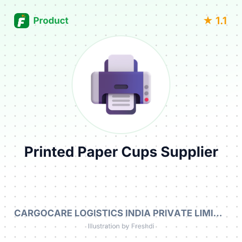 Printed Paper Cups – summary card, no photo uploaded yet
