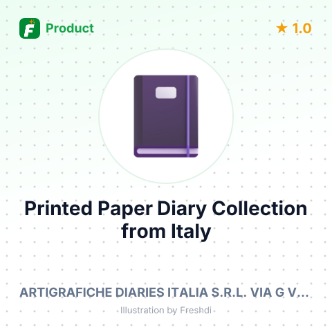 Printed Paper Diary Collection – summary card, no photo uploaded yet