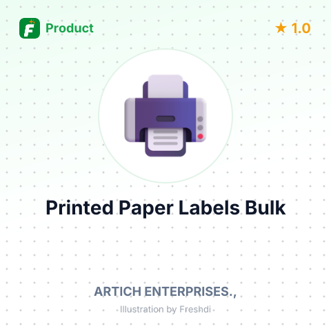 Printed Paper Labels for Red Onion (Bombay) – summary card, no photo uploaded yet