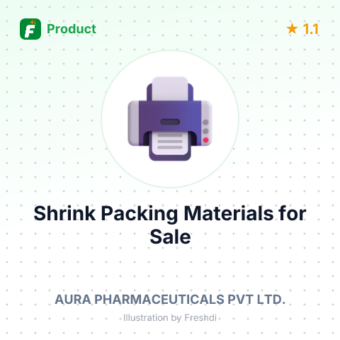 Printed Shrink Packing Materials – summary card, no photo uploaded yet