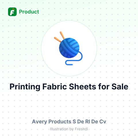 Printing Fabric Sheets – summary card, no photo uploaded yet