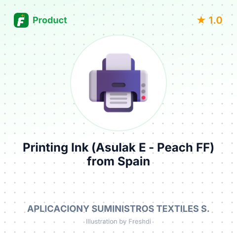 Printing Ink (Asulak E - Peach FF) – summary card, no photo uploaded yet