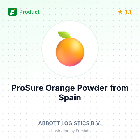 ProSure Orange Powder – summary card, no photo uploaded yet