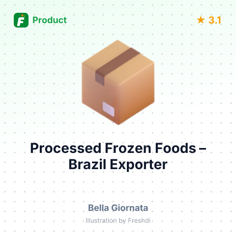 Processed Frozen Foods – summary card, no photo uploaded yet