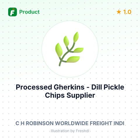 Processed Gherkins - Dill Pickle Chips – summary card, no photo uploaded yet