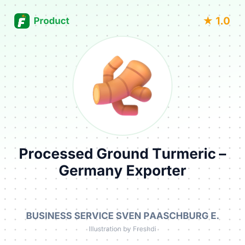 Processed Ground Turmeric – summary card, no photo uploaded yet