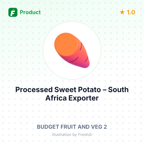 Processed Sweet Potato – summary card, no photo uploaded yet