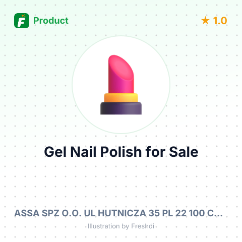 Professional Gel Nail Polish Raw Material – summary card, no photo uploaded yet