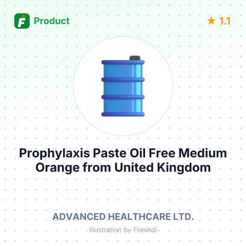 Prophylaxis Paste Oil Free Medium Orange – summary card, no photo uploaded yet