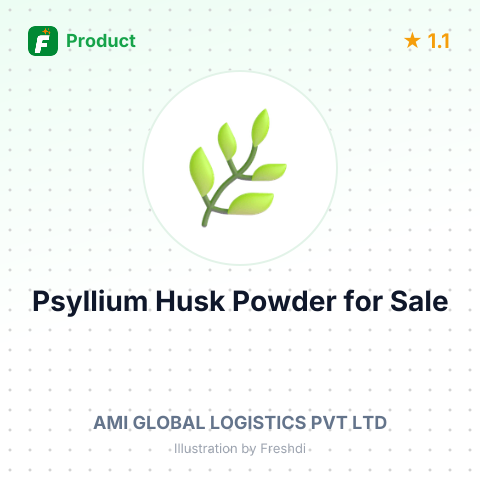 Psyllium Husk Powder 80% Purity – summary card, no photo uploaded yet