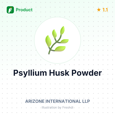 Psyllium Husk Powder – summary card, no photo uploaded yet