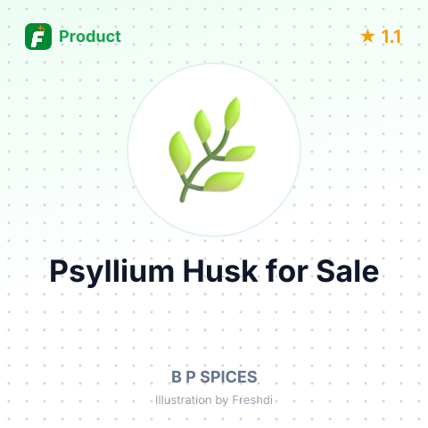 Psyllium Husk – summary card, no photo uploaded yet
