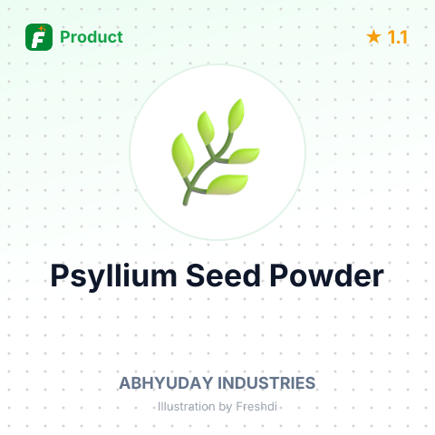 Psyllium Seed Powder – summary card, no photo uploaded yet