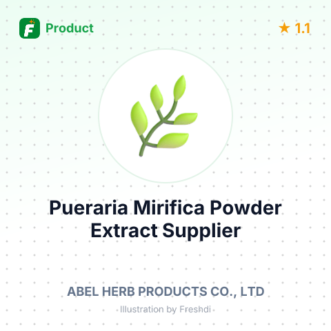 Pueraria Mirifica Powder Extract – summary card, no photo uploaded yet