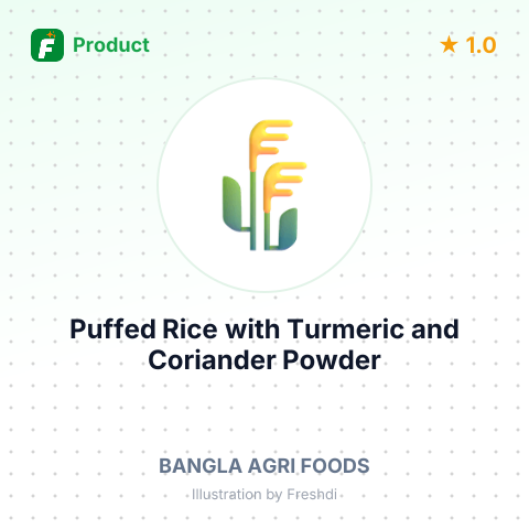 Puffed Rice with Turmeric and Coriander Powder – summary card, no photo uploaded yet