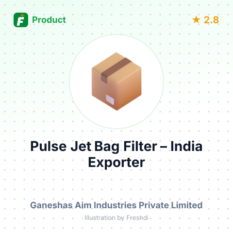 Pulse Jet Bag Filter – summary card, no photo uploaded yet