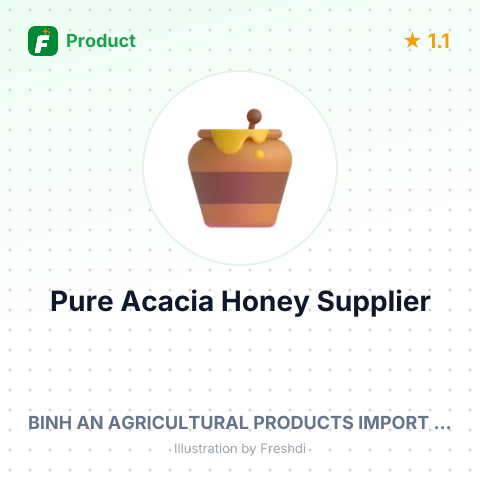 Pure Acacia Honey – summary card, no photo uploaded yet