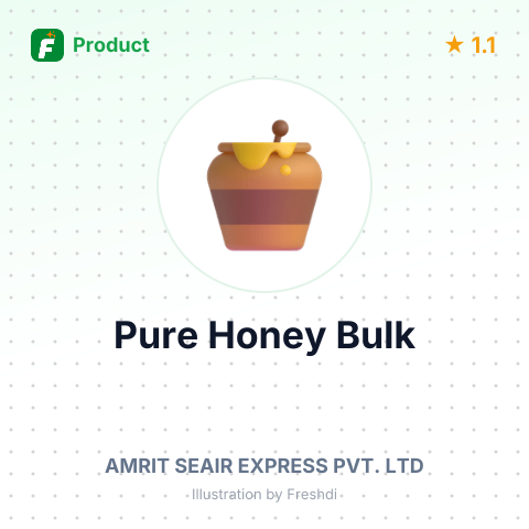 Pure Bees Honey – summary card, no photo uploaded yet