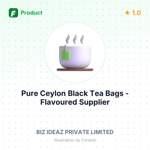 Pure Ceylon Black Tea Bags - Flavoured – summary card, no photo uploaded yet