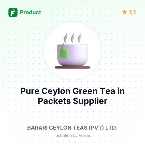 Pure Ceylon Green Tea in Packets – summary card, no photo uploaded yet