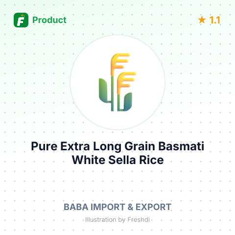 Pure Extra Long Grain Basmati White Sella Rice – summary card, no photo uploaded yet
