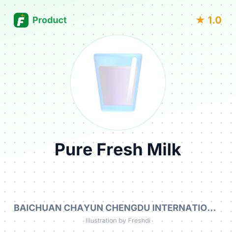 Pure Fresh Milk – summary card, no photo uploaded yet