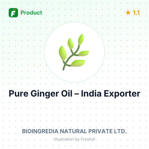Pure Ginger Oil – summary card, no photo uploaded yet