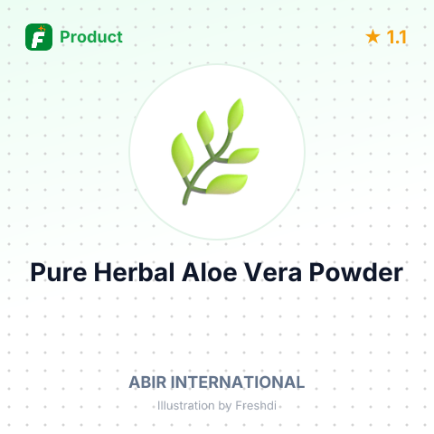 Pure Herbal Aloe Vera Powder – summary card, no photo uploaded yet