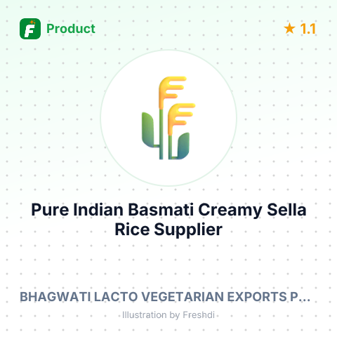 Pure Indian Basmati Creamy Sella Rice – summary card, no photo uploaded yet