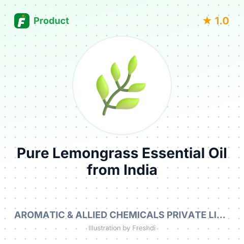 Pure Lemongrass Essential Oil – summary card, no photo uploaded yet