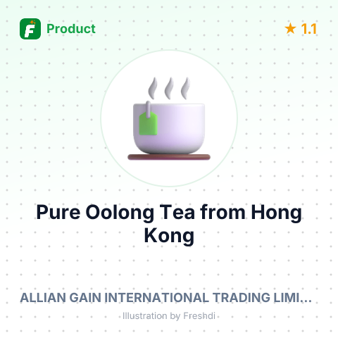 Pure Oolong Tea – summary card, no photo uploaded yet