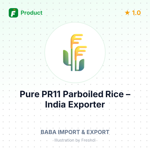 Pure PR11 Parboiled Rice – summary card, no photo uploaded yet