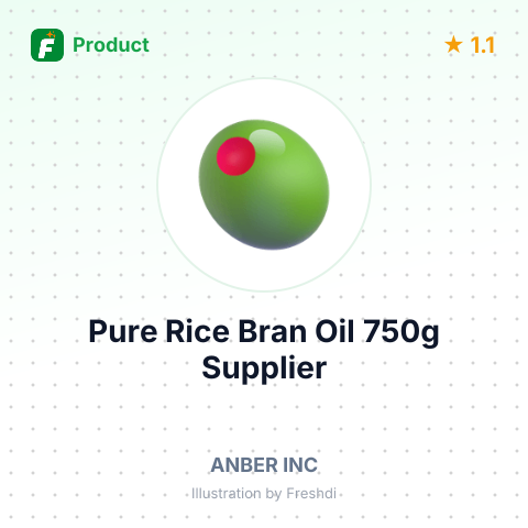 Pure Rice Bran Oil 750g – summary card, no photo uploaded yet