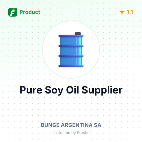 Pure Soy Oil – product summary card, no photo uploaded yet