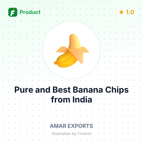 Pure and Best Banana Chips – summary card, no photo uploaded yet