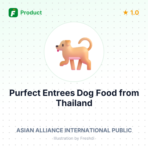 Purfect Entrees Dog Food – summary card, no photo uploaded yet