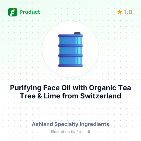 Purifying Face Oil with Organic Tea Tree & Lime – summary card, no photo uploaded yet