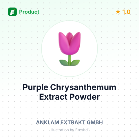 Purple Chrysanthemum Extract Powder – summary card, no photo uploaded yet