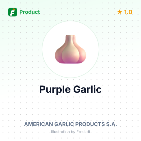 Purple Garlic – summary card, no photo uploaded yet