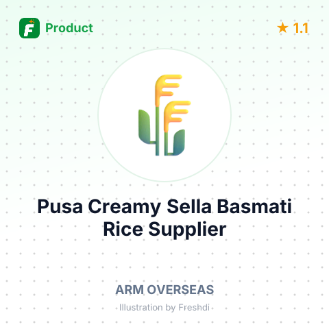 Pusa Creamy Sella Basmati Rice – summary card, no photo uploaded yet