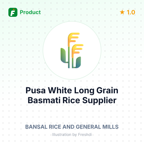 Pusa White Long Grain Basmati Rice – summary card, no photo uploaded yet