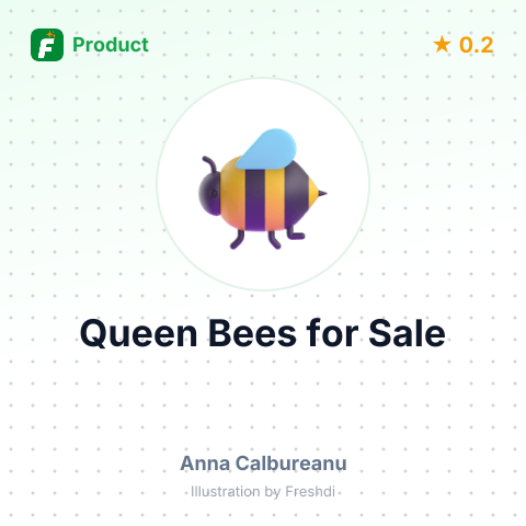 Queen Bees (Buckfast) for Species Conservation – summary card, no photo uploaded yet