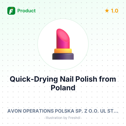 Quick-Drying Nail Polish – summary card, no photo uploaded yet