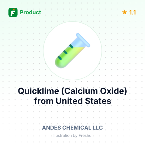 Quicklime (Calcium Oxide) – summary card, no photo uploaded yet