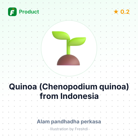 Quinoa (Chenopodium quinoa) – summary card, no photo uploaded yet