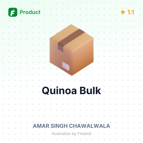 Quinoa – summary card, no photo uploaded yet